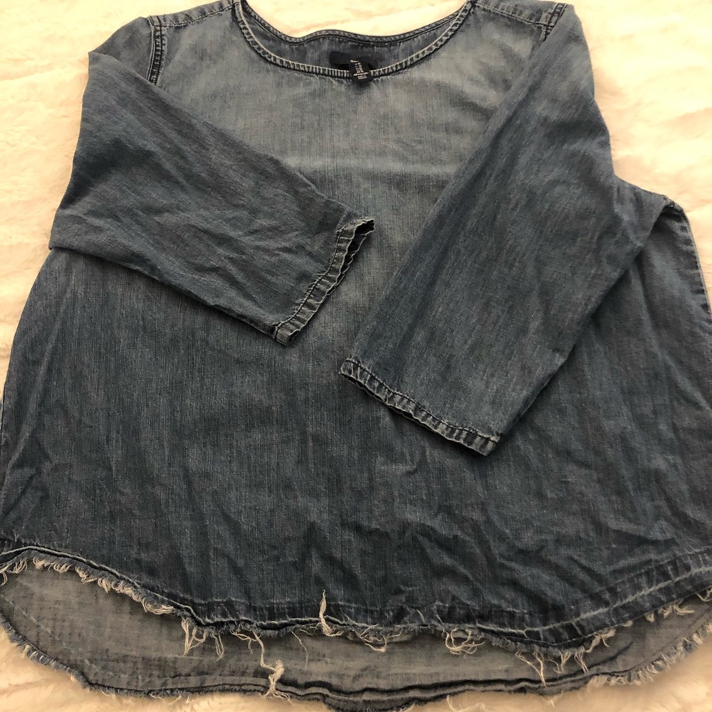 Denim tunic